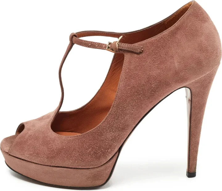 120mm Platform Heeled Pumps