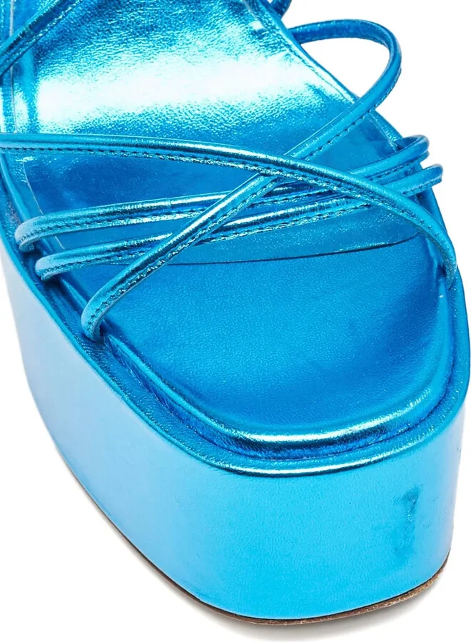 120mm Platform Lace-Up Sandals - Image 5