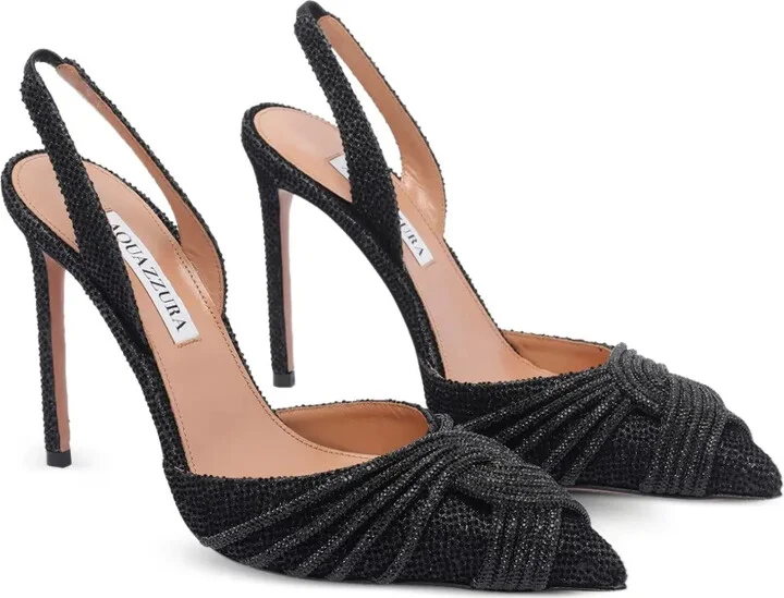 120mm Pointed-Toe Slingback Pumps - Image 2