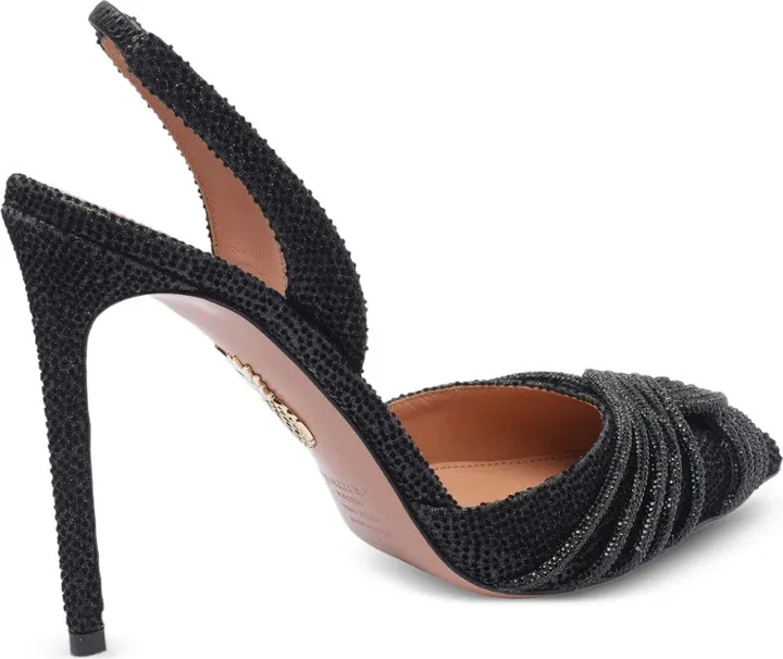 120mm Pointed-Toe Slingback Pumps - Image 3