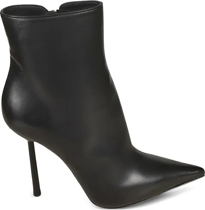 120mm Pointed-Toe Stiletto Ankle Boots