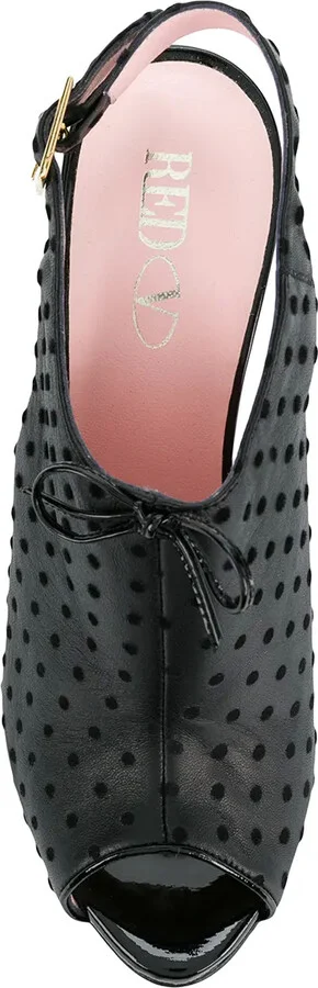 120mm Polka Dot Slingback Sandals - Image 4