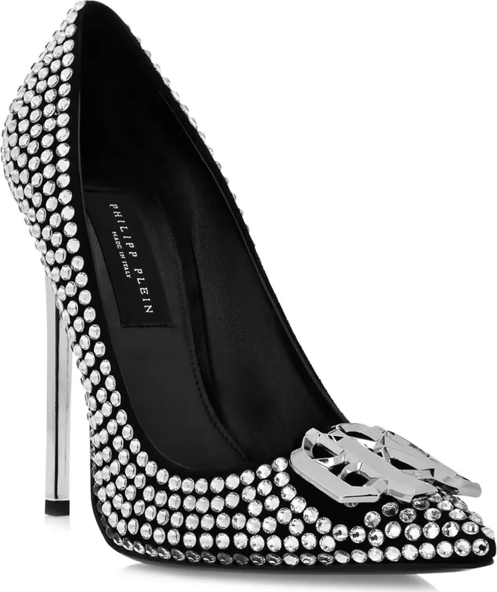 120mm Rhinestone-Embellished Pumps - Image 2