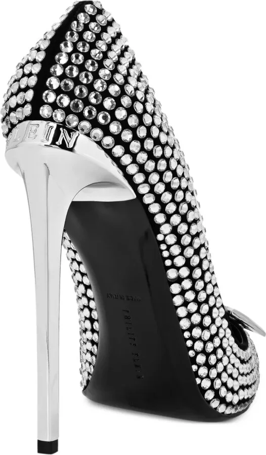 120mm Rhinestone-Embellished Pumps - Image 3