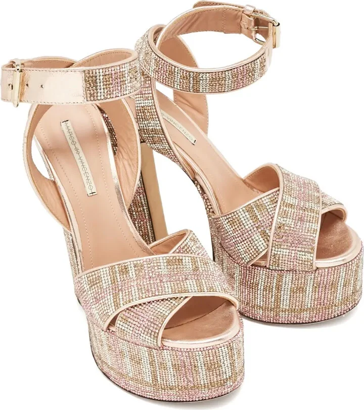 120mm Rhinestone-Embellished Sandals - Image 2