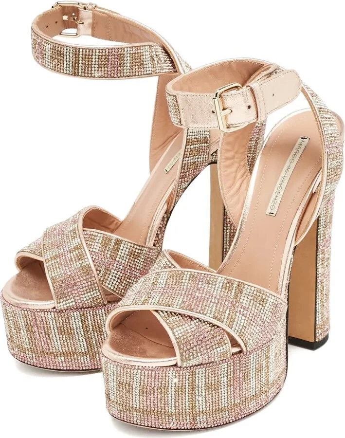 120mm Rhinestone-Embellished Sandals - Image 3