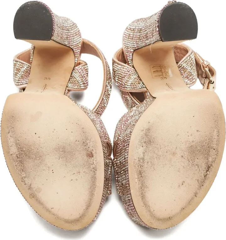 120mm Rhinestone-Embellished Sandals - Image 5
