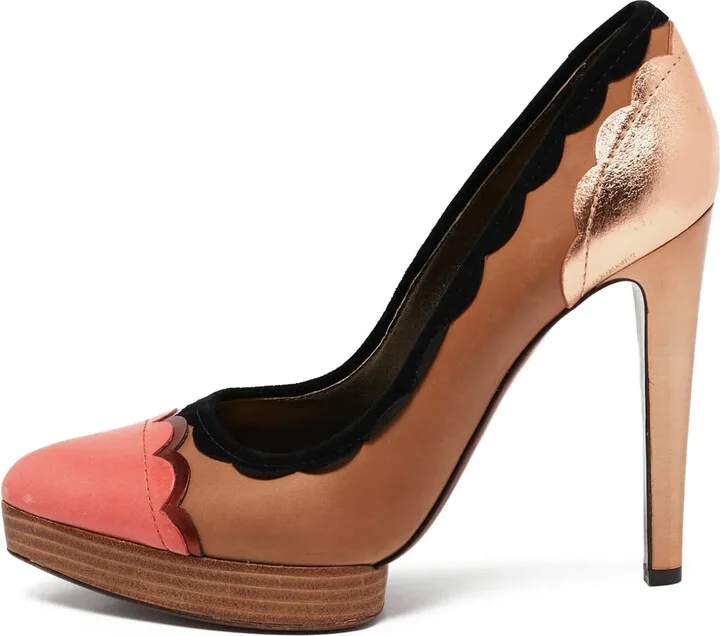 120mm Scalloped Pumps