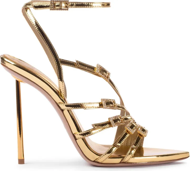120mm Scarlet strappy sandals