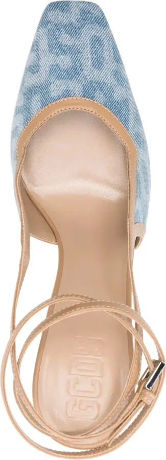 120mm Slingback Leather Pumps - Image 4