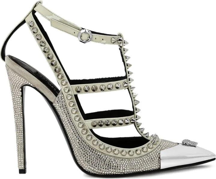 120mm Spike-Embellished Heeled Sandals