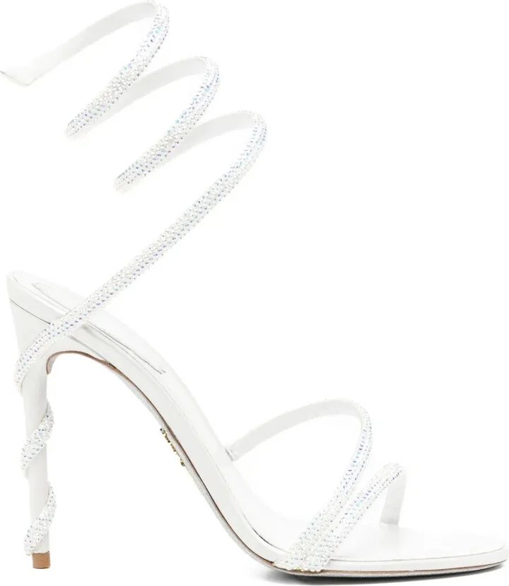 120mm Spiral-Embellished Sandals