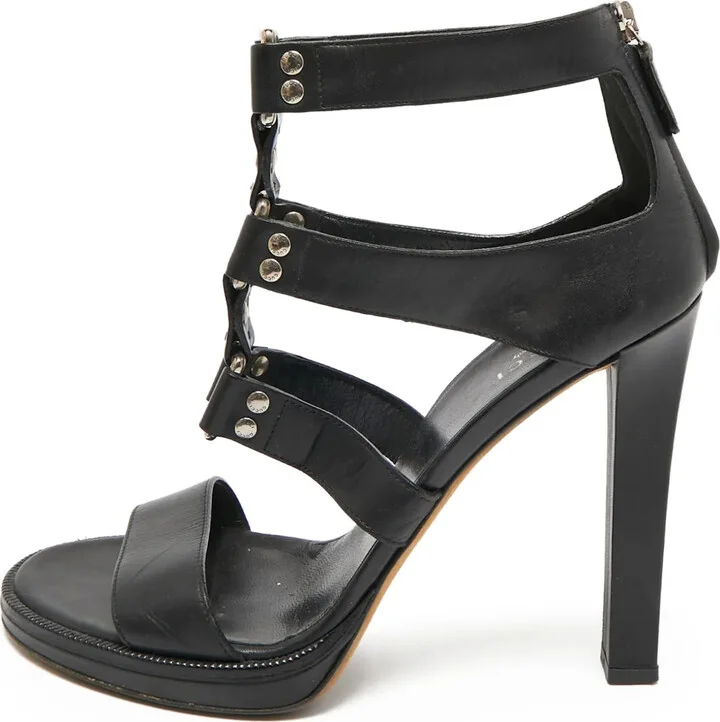 120mm Strapped Heeled Sandals