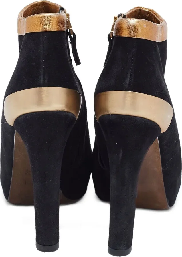 120mm Suede Ankle Boots - Image 4