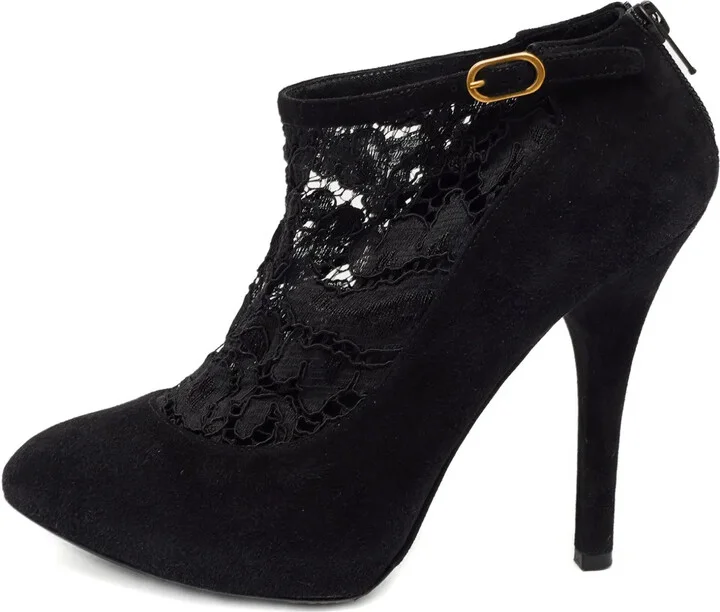 120mm Suede Lace Boots
