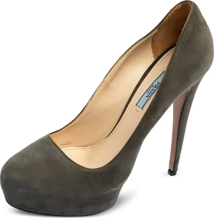 120mm Suede Platform Pumps - Image 2