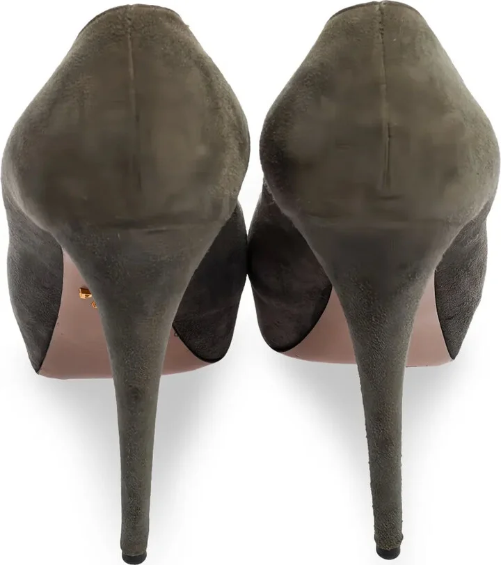 120mm Suede Platform Pumps - Image 3