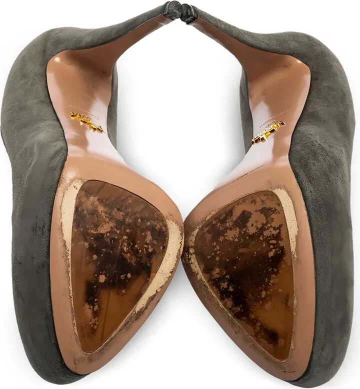 120mm Suede Platform Pumps - Image 5