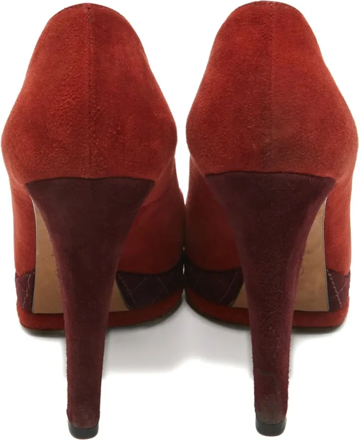 120mm Suede Platform Pumps - Image 3