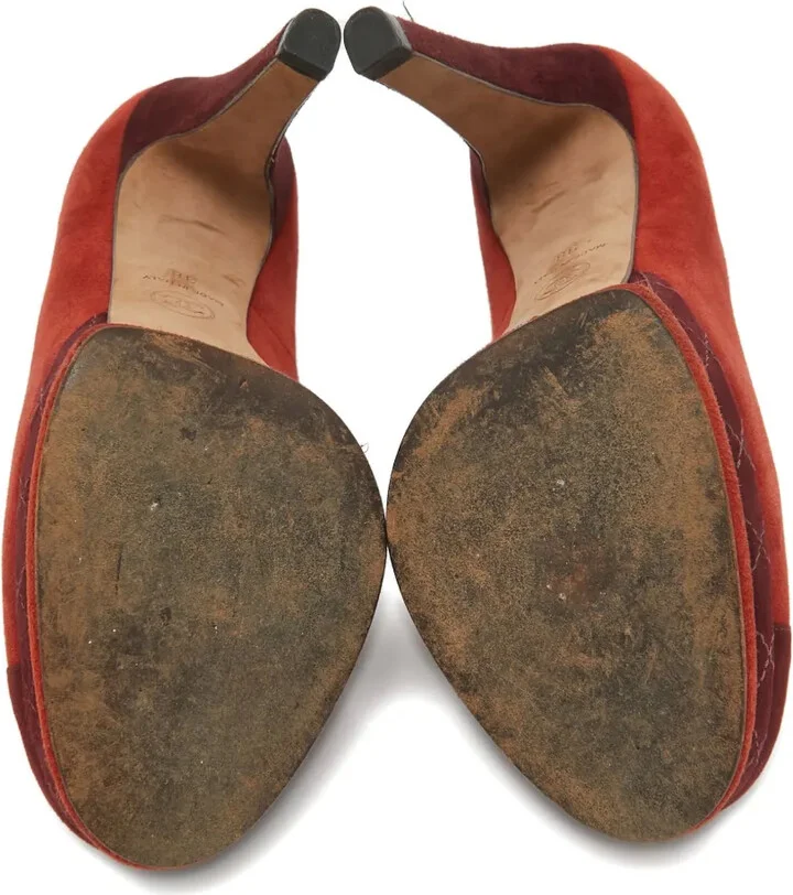 120mm Suede Platform Pumps - Image 4