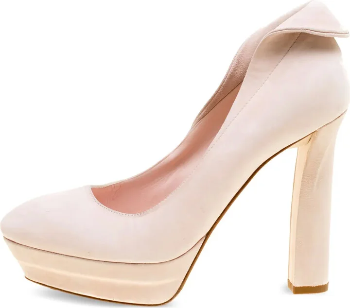 120mm Suede Platform Pumps