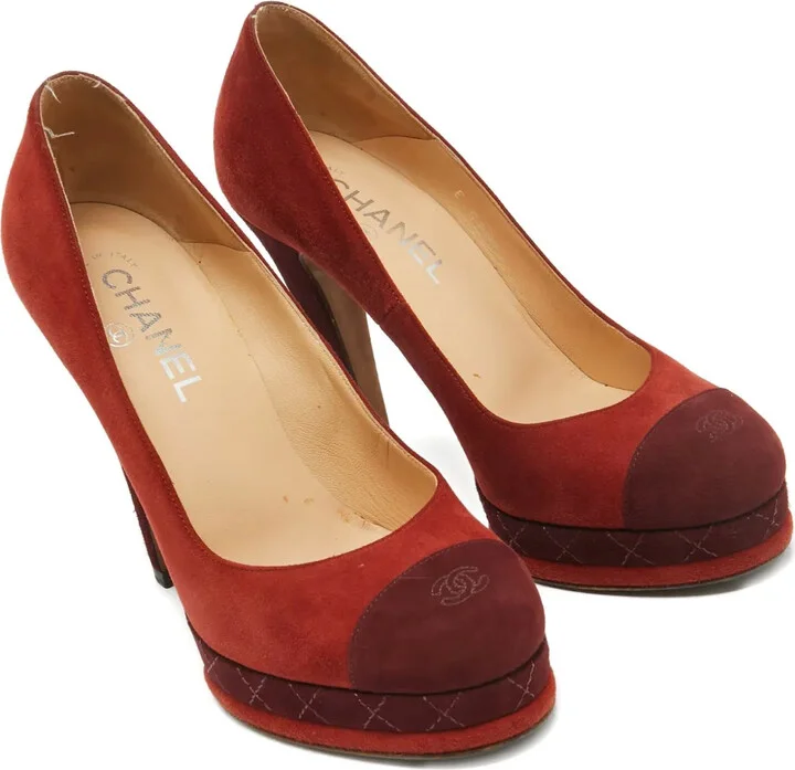120mm Suede Platform Pumps