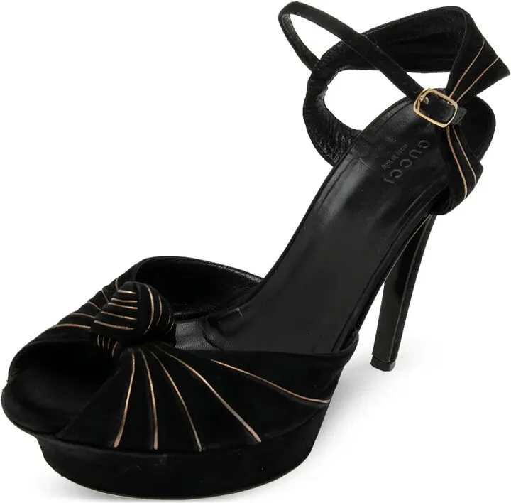 120mm Suede Sandals - Image 2