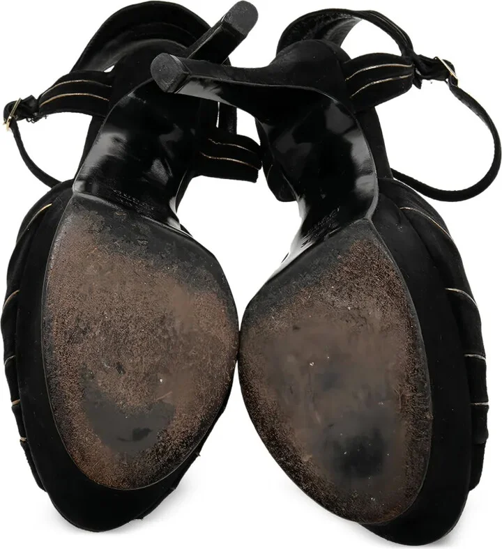 120mm Suede Sandals - Image 4
