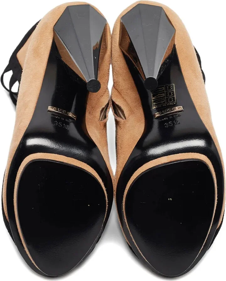120mm Suede Sandals - Image 4