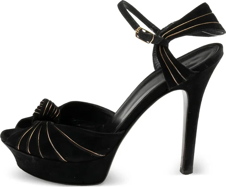 120mm Suede Sandals