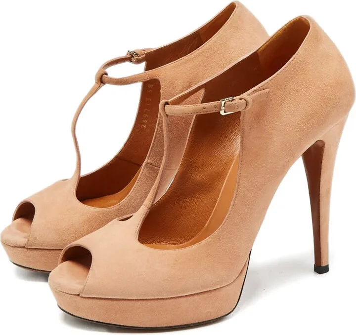 120mm T-Strap Platform Pumps - Image 2