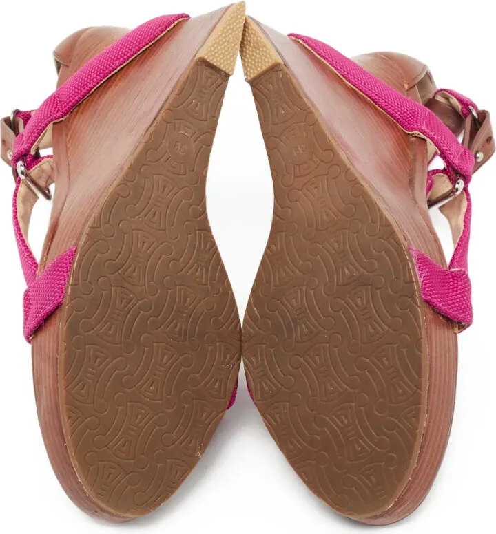120mm T-strap wedge sandals - Image 5