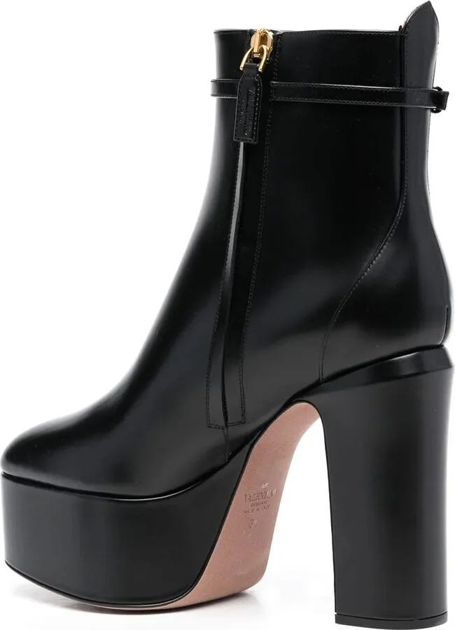 120mm Tan-Go platform ankle boots - Image 3