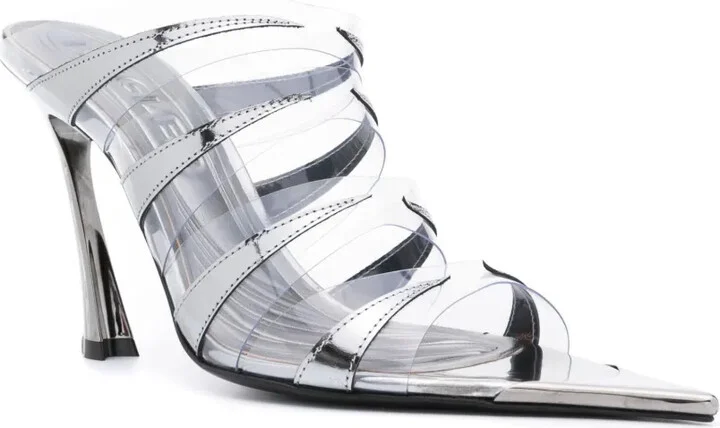 120mm Transparent-Straps Sandals - Image 2