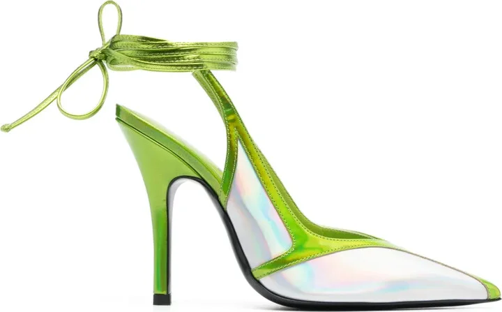 120mm Venus leather pumps