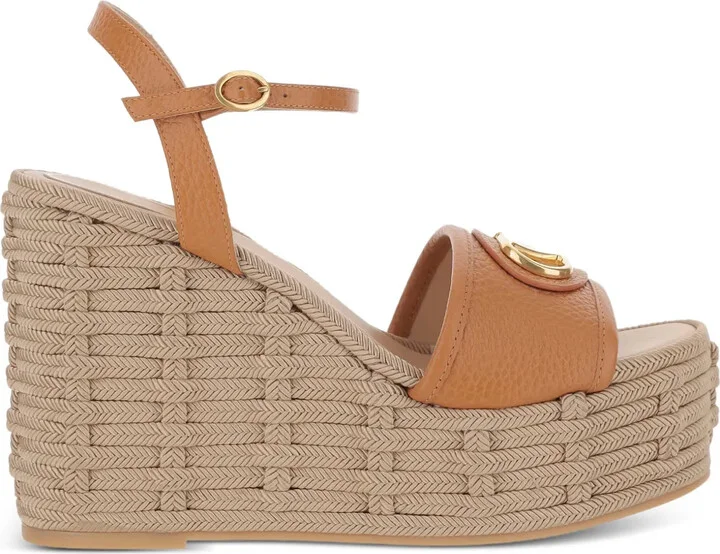 120mm Vlogo-plaque espadrilles