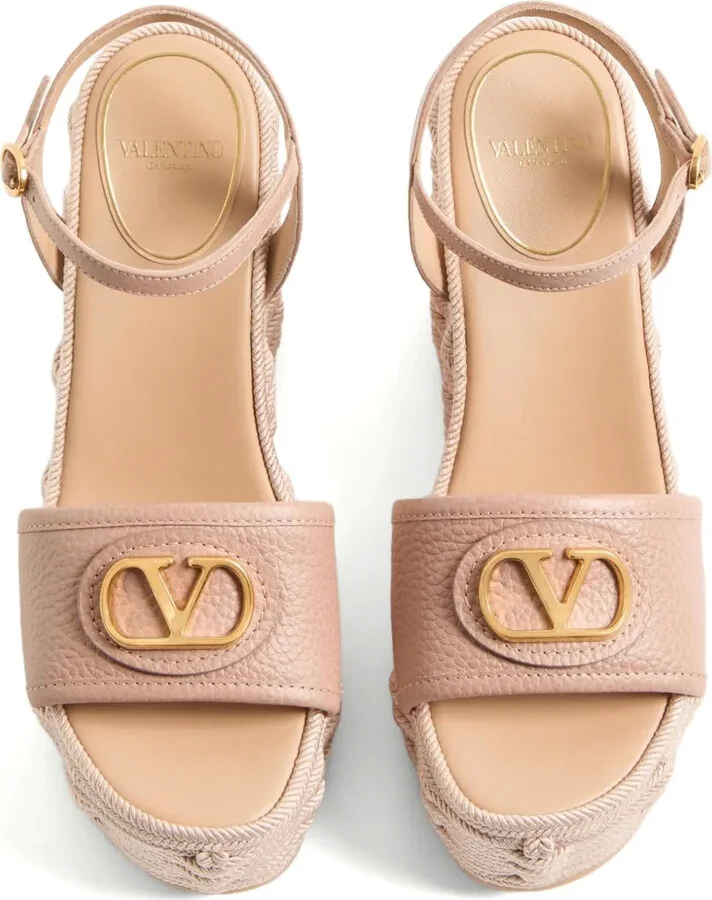 120mm VLogo Signature wedge sandals - Image 4