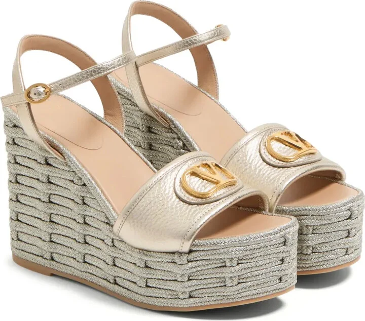 120mm VLogo Signature wedge sandals - Image 2