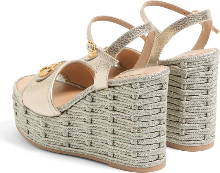 120mm VLogo Signature wedge sandals - Image 3