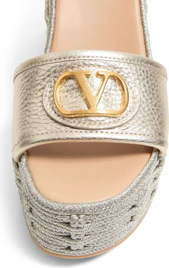 120mm VLogo Signature wedge sandals - Image 5