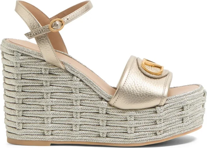 120mm VLogo Signature wedge sandals