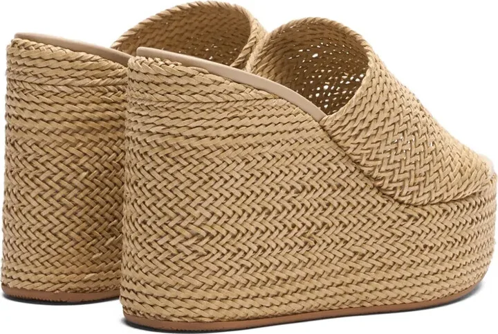 120mm Woven Heeled Sandals - Image 3