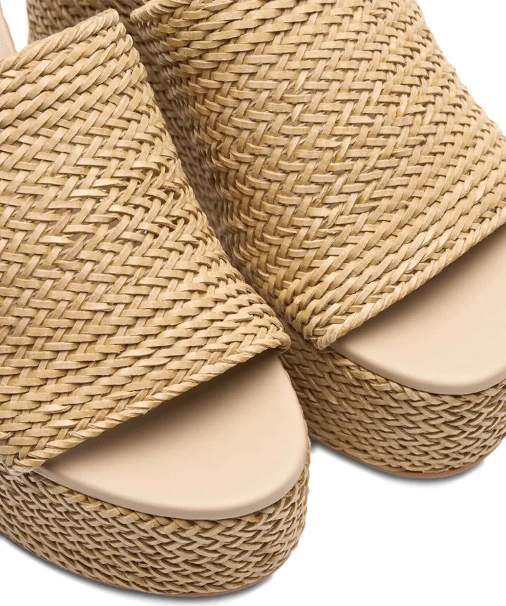 120mm Woven Heeled Sandals - Image 5