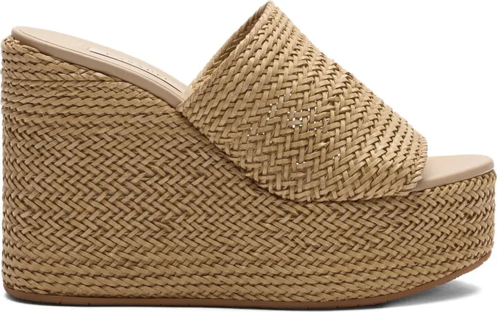 120mm Woven Heeled Sandals