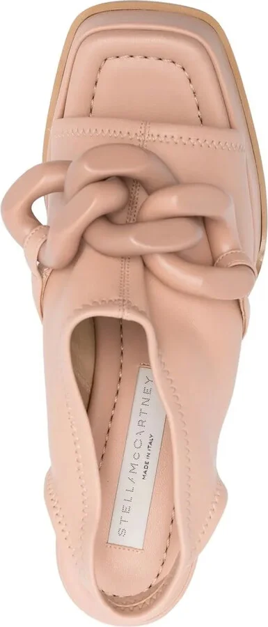 125mm Chain-Link Block Heel Sandals - Image 4
