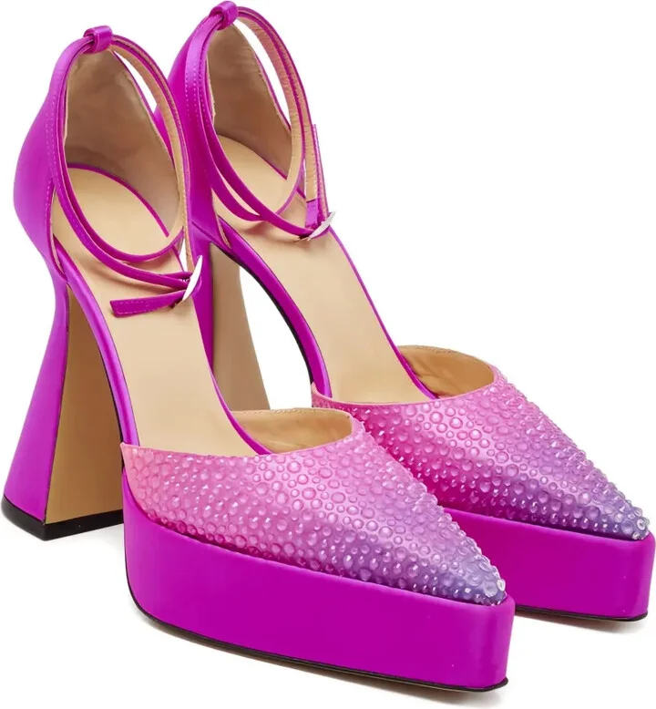 125mm Crystal-Embellished Heeled Pumps - Image 2