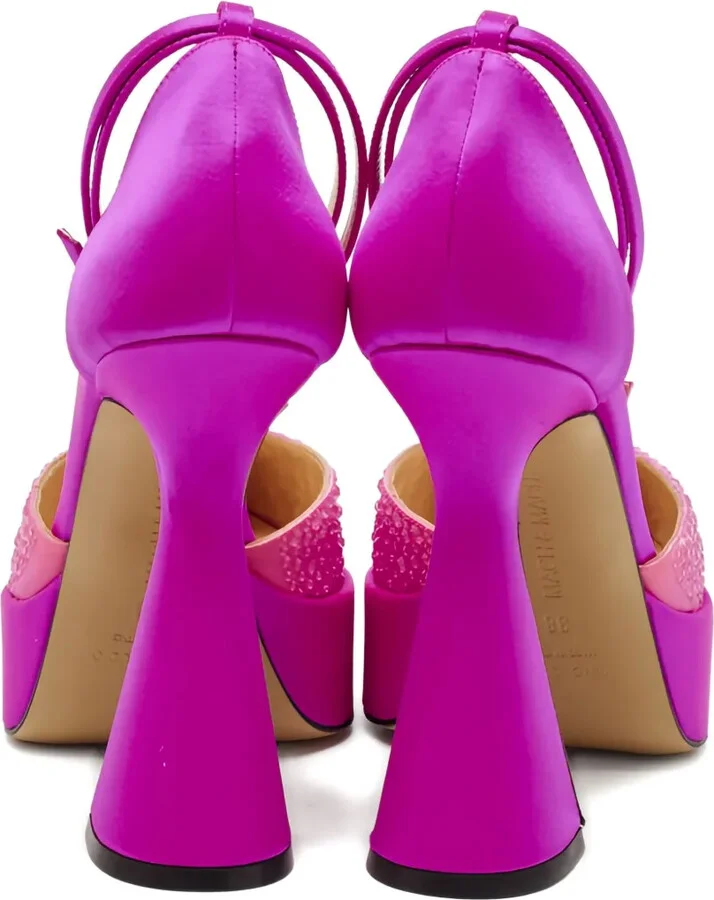 125mm Crystal-Embellished Heeled Pumps - Image 3