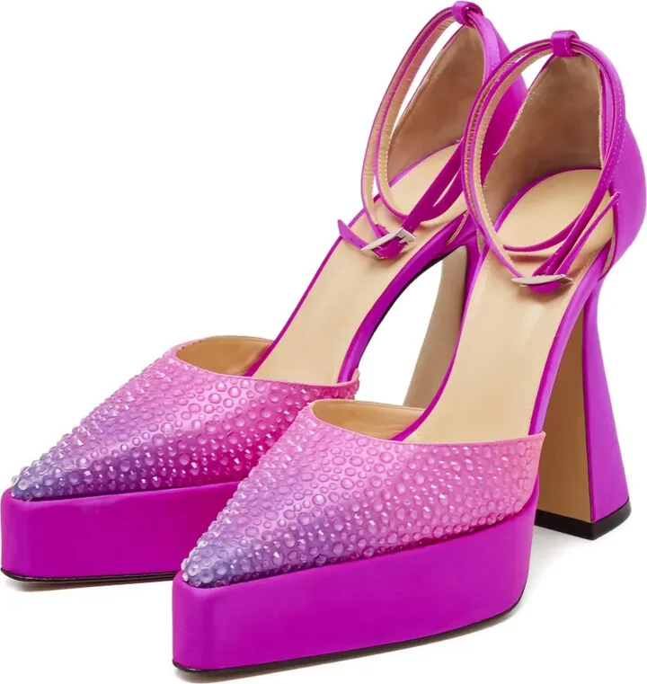125mm Crystal-Embellished Heeled Pumps - Image 5