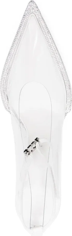 125mm Crystal-Embellished Leather Pumps - Image 4