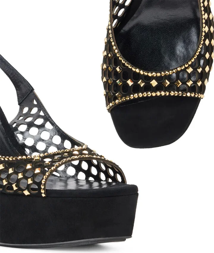 125mm Crystal-Embellished Sandals - Image 4